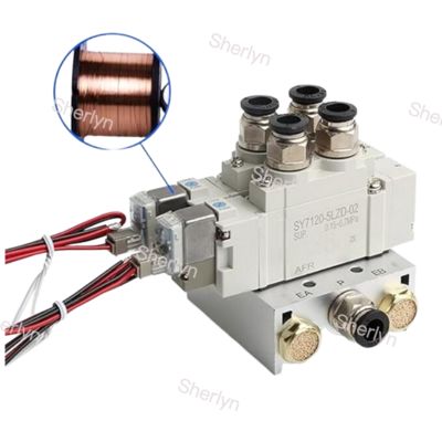 SY3120-6LZD-C4 Válvula solenoide SMC Serie SY3000