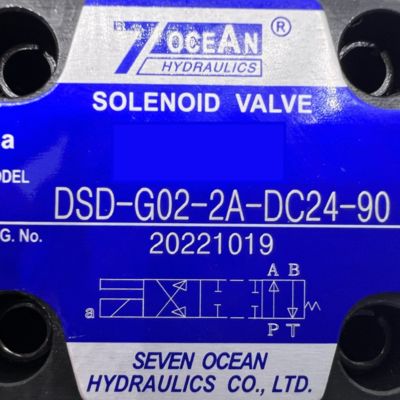 La valva de control direccional DSD-G02-2A-DC24-90 7OCEAN Válvula de solenoide