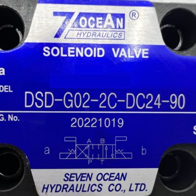 DSD-G02-2C-DC24-90 DC24V válvula electromagnética de tensión 7OCEAN