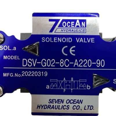 7Válvula de solenoide de automatización oceánica con presión máxima de 35 MPa y rango de temperatura de -15°C a 50°C