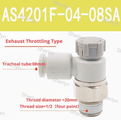 AS1201F-M3-06 Válvula de estrangulamiento SMC AS1201F/2201F/3201F