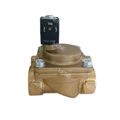 Válvula solenoide Burkert 6281 00221845 G1/2 2/2 Normalmente cerrada Orificio de flujo 13.0 NBR sellado Cuerpo de válvula de latón AC24V 8W 0.2-16bar