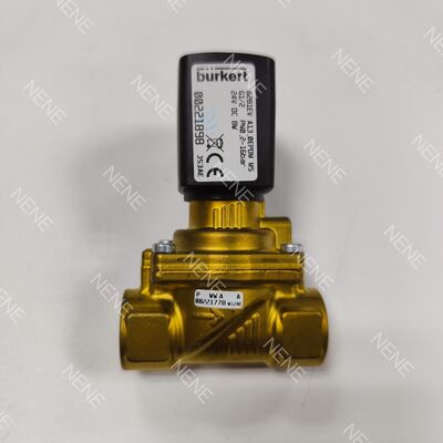 Operating Voltage Burkert Solenoid Valve Brass Body 00253158 6281 G2 2/2 Normally Closed 50.0 Flow Hole AC220V 8W 0.2-16bar -10~+80 ℃