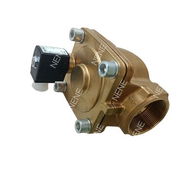 Material del cuerpo de latón Válvula solenoide AC220V 8W 00221955 BURKERT NBR Sello 6281 Tipo G3/4 2/2, generalmente cerrado con control manual 13.0 Agujero de flujo 0.2-16bar