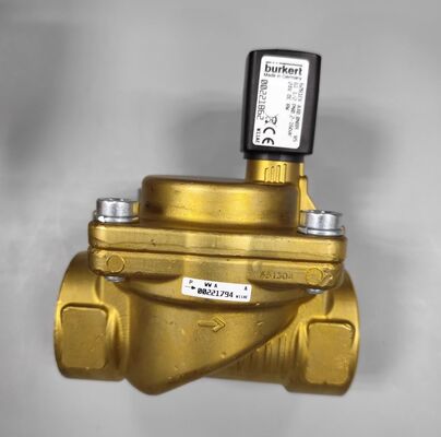 00221862 6281EV Válvula solenoide DN40 BURKERT G1 1/2 2/2 normalmente cerrada