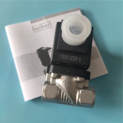 6213 Tipo G3/8 2/2 Normalmente cerrado 00221758 00221759 00221761 Burkert de acero inoxidable