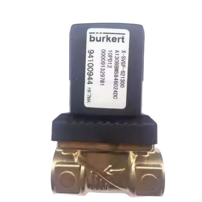 Válvula solenoide Burkert 00322513 Voltaje de funcionamiento AC220V Tipo 6281 Válvula de agua G1/4 Dos posiciones Dos vías Normalmente cerrada