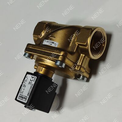 AC24V Válvula solenoide BURKERT Tipo 6281 00221872 G1/2 2/2 Normalmente cerrado Cuerpo de válvula de latón FKM Sello 13.0 Oficina 8W 0.2-16bar 0 a +120°C