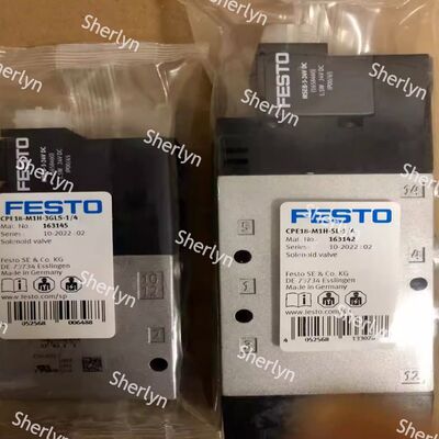 La valva de solenoide de aire FESTO CPE18-M1H-3GL-QS-8 163149 3/2, cerrada y monostable