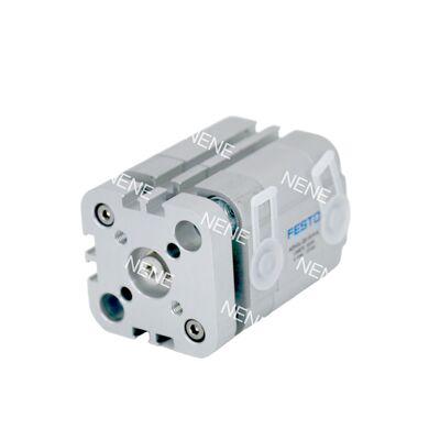 156845 Festo ADVUL-12-10-P-A Cilindro neumático compacto de doble efecto con amortiguación, 12 mm de diámetro, 10 mm de carrera