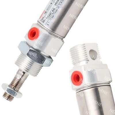 RM/28010/160 Cilindro de perfil corto de alta resistencia Ø10mm 160mm Carrera IMI NORGREN Roundline Compatible con interruptor de láminas