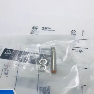 Efector IE5287 Sensor de proximidad inductiva, cilíndrico, de 2 mm, CC, PNP-NO, M8 de 3 pines, protegido