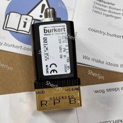 Válvula de solenoide Burkert 00221930 6281 Tipo G3/4 2/2 Generalmente se abre DC24V