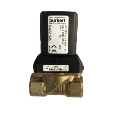 Válvula solenoide Burkert de latón 00221934 G3/4 24V CC