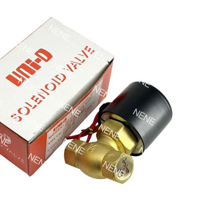 Válvula solenoide neumática de latón con pistón UNID 20 de 3/4" -5°C ~ 185°C Válvula de agua