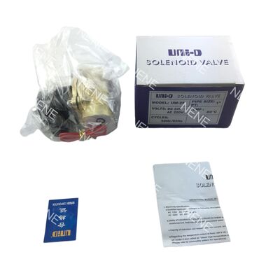 SUW-25 Tubo de acero inoxidable válvula de solenoide neumática UNID 1" Temperatura del fluido -5~80