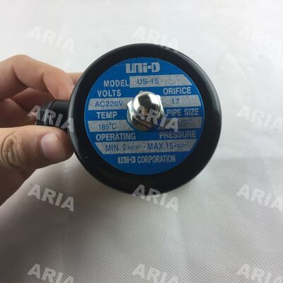 Válvula electrónica de vapor de cobre a alta temperatura normalmente cerrada, válvula de vapor US-15