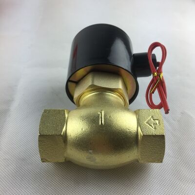 US-35 Cobre Resistente a altas temperaturas Vapor Solenoide Control de válvula de válvula eléctrica de 1,2 pulgadas válvula de agua