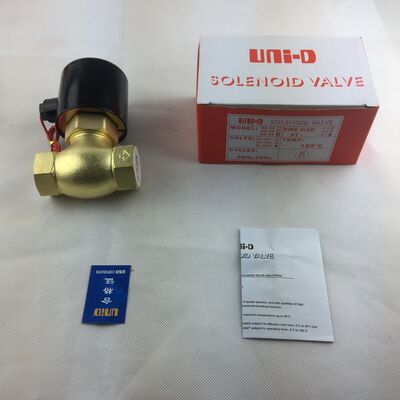US-35 Cobre Resistente a altas temperaturas Vapor Solenoide Control de válvula de válvula eléctrica de 1,2 pulgadas válvula de agua