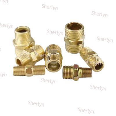 Boca plana 1 punto de alambre hidráulico de alta presión de transición de la unión de acero de carbono galvanizado de hilo externo de aceite de tubería de diámetro variable alambre de tipo A británico de la unión de tuberías