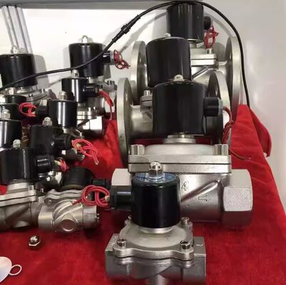Válvula de agua Válvula de vapor de solenoide Válvula neumática Válvula de solenoide SUW-25 SUS 316 de acero inoxidable