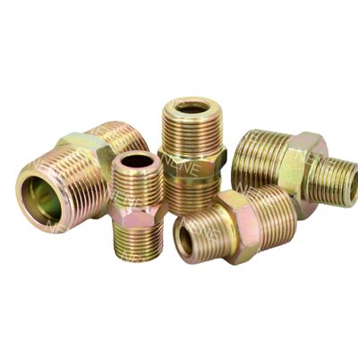 Conexión de Unión Hidráulica 1/2 Pulgada Adaptador Hidráulico Unión de Boca Plana de Ingeniería