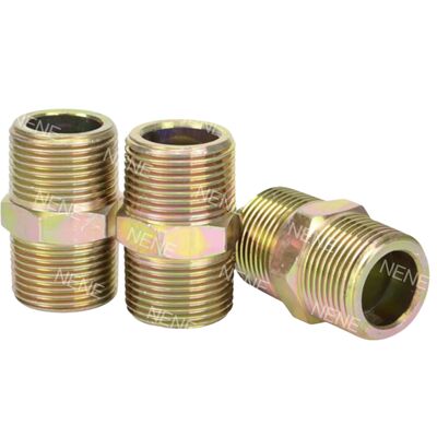 Adaptador de unión reductor de boca plana de 1/8" 1/4" con especificaciones diferentes en ambos extremos