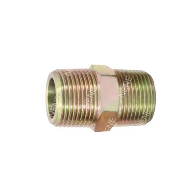 Accesorios neumáticos de acero al carbono galvanizado de 1 1/2 pulgadas con rosca BSP, medio adecuado: aceite lubricante, soluciones de conexión duraderas