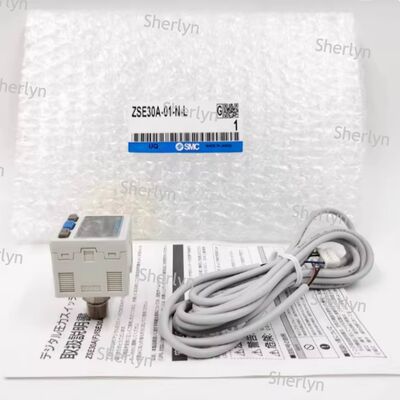 Interruptor de presión digital de salida NPN dual SMC ISE30A-01-A-L Dedicado para la detección de fugas de circuito de aire, con un rango de 1MPa