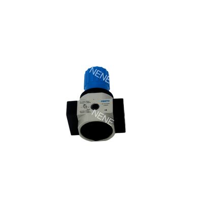Filtro de aire Festo LR-1/4-D-MINI 159625 Regulador de presión de aire Encasillado de aleación de zinc con calibre G1/4 Puerto 0,5-12 bar Rango de presión 1500L/min