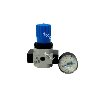 Festo LR-1/4-D-MINI-MPA 8002275 Regulador de presión de aleación de zinc con medidor de MPA G1/4 0,5-12 bar 1500L/min Directamente accionado con diafragma