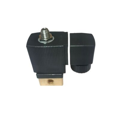 Burkert 00134240 Válvula de solenoide 6013 de acción directa G1/8 2/2 NC 2.5 mm Oficio FKM Sello Cuerpo de latón 24VDC 8W 0-10bar