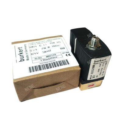 Válvula solenoide de acción directa NC 2/2 00125304, Puerto G1/4 pulgada, Orificio de flujo 3.0, Válvula de latón sellada con FKM, Potencia industrial 220V AC, Presión de trabajo 10 bar