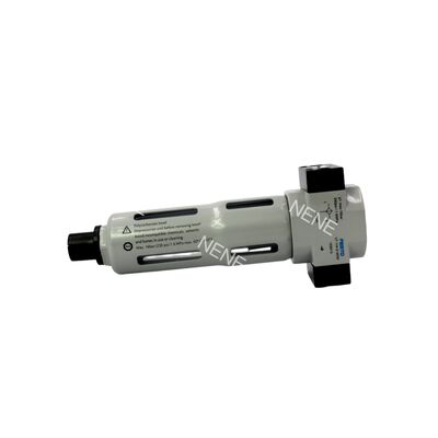Festo 8002309 LFR-1/4-D-7-MINI-A-MPA Regulador de filtro Drenaje totalmente automático 40μm G1/4 0.5-7bar Con manómetro MPA