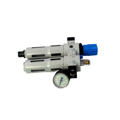 Festo FRC-1/8-D-7-MINI-A 162762 Aleación de zinc FRL 40μm G1/8 Desagüe totalmente automático 0,5-7bar con manómetro