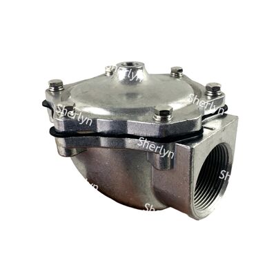ASCO G353A045 1.5" NPT válvula de chorro de pulso de aluminio, tipo de diafragma operado por piloto para el sistema de recolección de polvo industrial