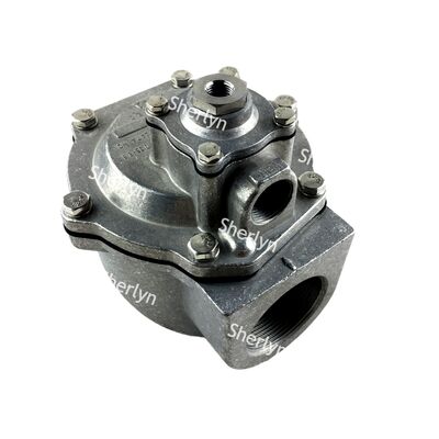 Válvula de diafragma de ángulo recto roscada G353A048 serie ASCO 353 de 2 pulgadas
