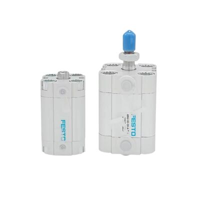 Festo ADVU-12-40-A-P-A 156592 12 mm de perforación 40 mm de trazo de hilo externo cilindro de aire M5 puerto de doble acción diseño compacto