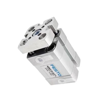 Cilindro compacto de doble efecto y carrera de 30 mm - Festo ADNGF-12-30-P-A, diámetro de 12 mm con varilla guía 554210