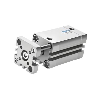 Cilindro compacto de doble efecto y carrera de 30 mm - Festo ADNGF-12-30-P-A, diámetro de 12 mm con varilla guía 554210