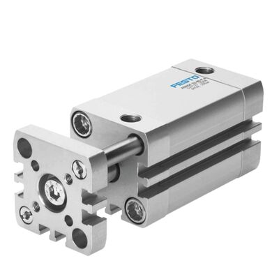 Cilindro compacto de doble efecto y carrera de 30 mm - Festo ADNGF-12-30-P-A, diámetro de 12 mm con varilla guía 554210