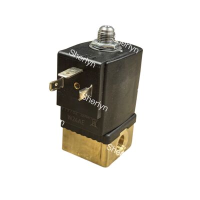 24V DC FKM Sellado de alta corriente de latón Solenoide de la válvula Burkert 00270133 G1 1/4 puerto, 40 mm de orificio, 0,2-16 bar, temperatura media hasta +120 ° C