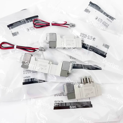 La válvula solenoide de puerto C6, Compatible con SMC SY3120-5LZD-C6, acciona pinzas neumáticas de accesorios de montaje