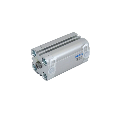Barril de aluminio robusto 156612 FESTO ADVU-25-25-A-P-A Rod de pistón roscado 25x25mm M5 Puerto Cuerpo redondo cilindro anillo magnético de doble acción ISO 6432 para desvío de transportador