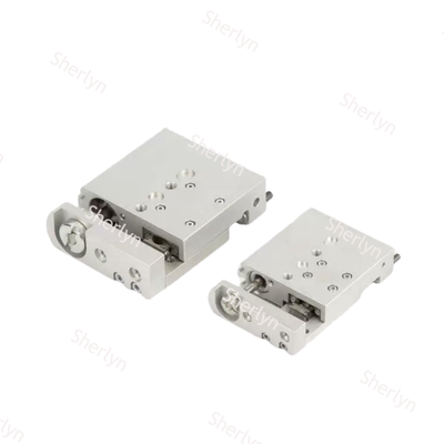 Cilindro de aire guiado delgado adaptable a presión amplia FESTO 170511 SLF-16-10-P-A, diámetro de 16 mm, carrera de 10 mm Deslizador de aluminio anticorrosión para plantillas de presión y limitación de embalaje