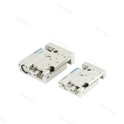 Festo de doble acción 170503 SLF-6-10-P-A cilindro de aire de deslizamiento lineal, 6 × 10 mm cuerpo de aluminio resistente a la corrosión y cojín de extremo elástico para equipos de automatización