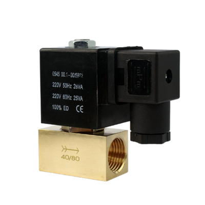 Válvula solenoide de acción directa de émbolo AC220V DC12V Válvula de control industrial para sistemas de automatización de fluidos JT22-02