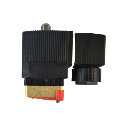 Material de sellado NBR Válvula de solenoide neumática DC24V Voltado 3 Direcciones normalmente cerradas Control de automatización industrial 125367