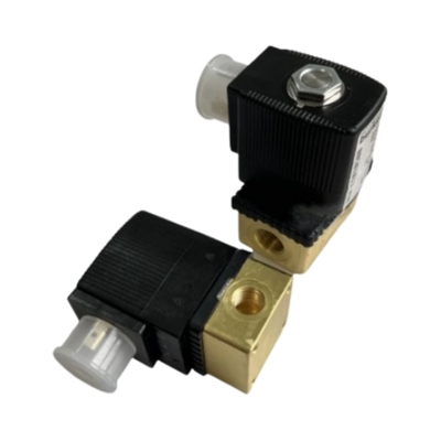 Material de sellado EPDM válvula de agua de 3 vías Válvula de fluido robusta normalmente abierta diseñada para el control en sistemas de automatización industrial 125359