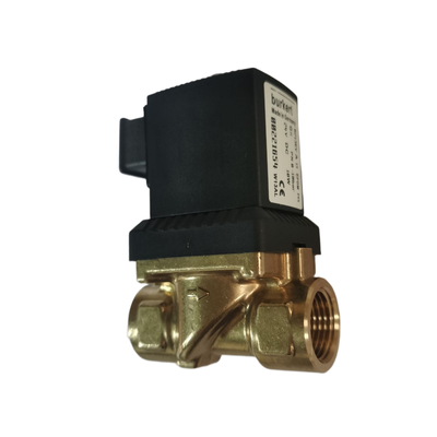 Material de cuerpo de latón válvula de aire 24VDC válvula neumática de solenoide EPDM diseñada para el control en aplicaciones de automatización industrial 221651